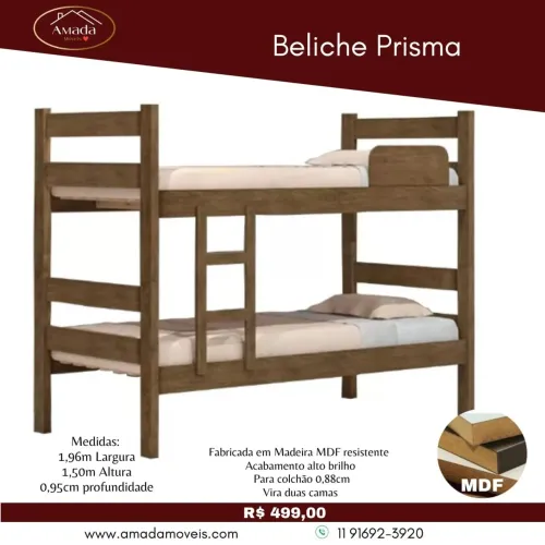 Beliche Prisma Amada Móveis - MDF Resistente - à pronta entrega 