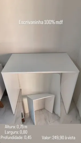 Escrivaninha 100% MDF - 