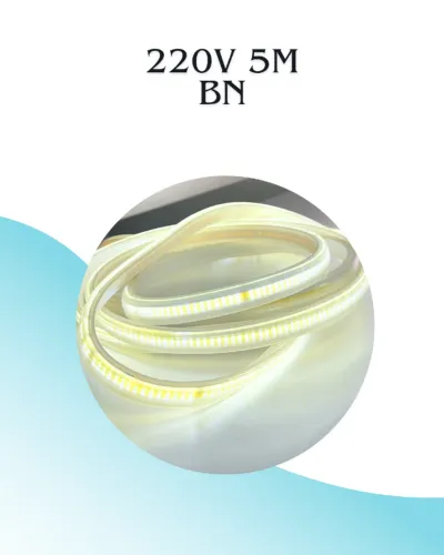 5m Mangueira Fita Led Cob 2880led 220V Branco neutro 4000k