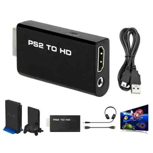 Conversor PS2 para HDMI - Jogue seus jogos antigos na TV moderna!