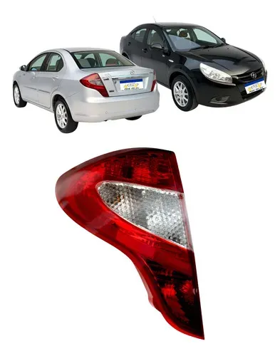 Lanterna Esquerda Traseira Jac J3 Sedan 2012 2013 C/soquete Esquerdo/motorista Esquerdo