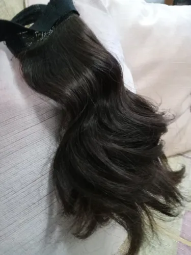 Aplique de cabelo orgânico rabo de cavalo