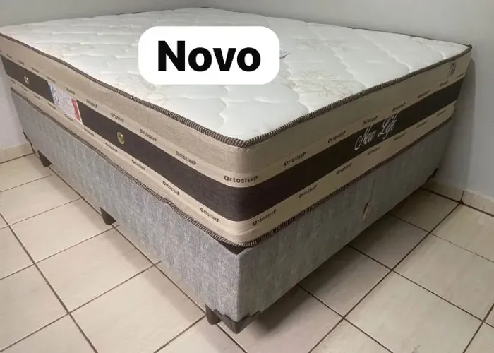 Cama box colchão molas pocket 