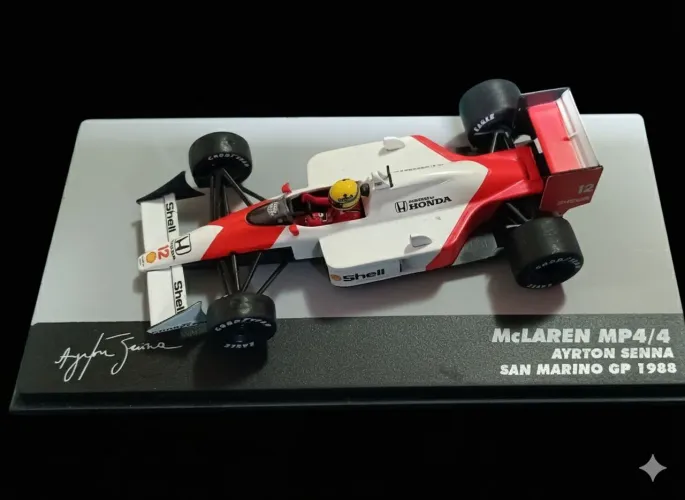 Miniatura f1 senna