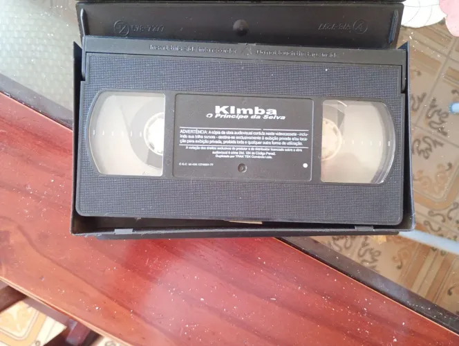 Fita VHS - Kimba O Príncipe da Selva - Dublado