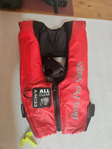Colete inflavel bass pro shops am33 importado eua original ( 36 kg a 120kg)