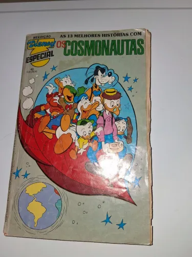 Almanaque edição especial Disney " os cosmonautas" , são histórias em 225 páginas , 1987