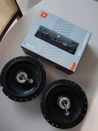 Kit Som Automotivo Jbl + 2 cxs de som 6x6