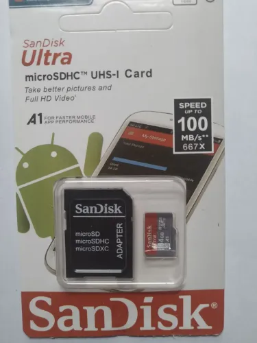cartão de memória SanDisk 