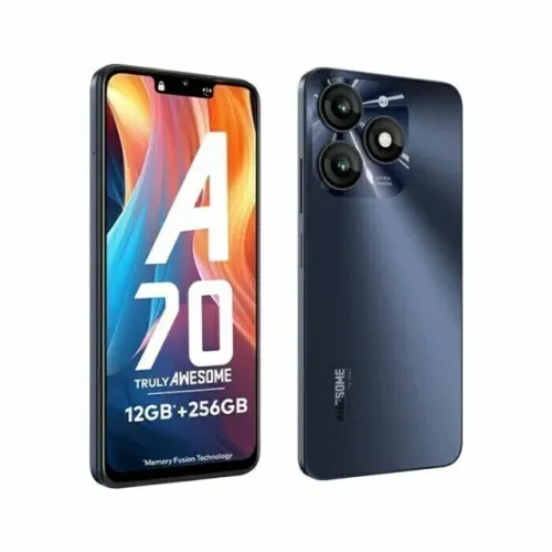 Smartphone Itel  A70 256GB/12GB ( Preto ) Lacrado Novo / Loja Fisica / Garantia 