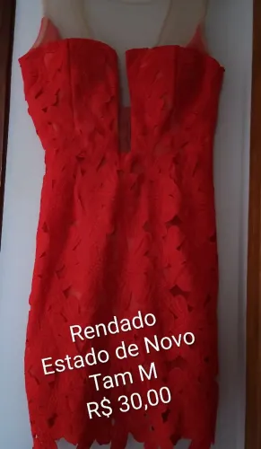 Vestido rendado 