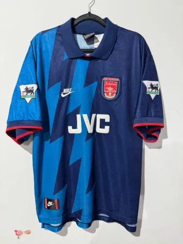 Camisa Arsenal 1995-96 Premier League Bergkamp 10 Original