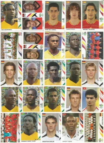 cipa mundo 2006 - 50 figurinhas varios times e jogadores 