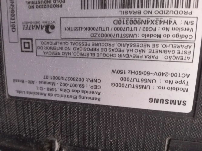 Tv Samsung 55pl com defeito
