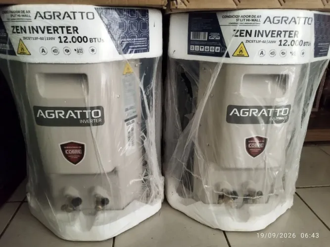 Condensadoras agratto inverter 12btus