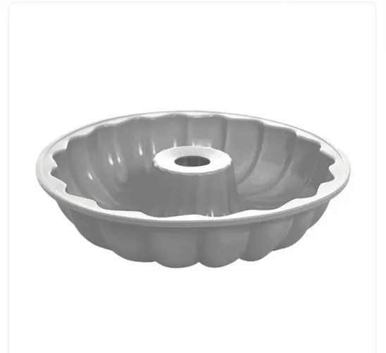 Forma Redonda De Bolo De Silicone 24X24X6cm