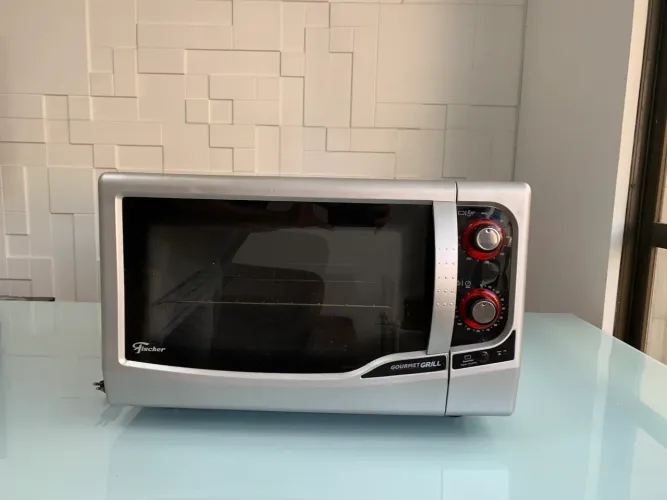 Forno Fischer Elétrico Gourmet Grill 44L Prata