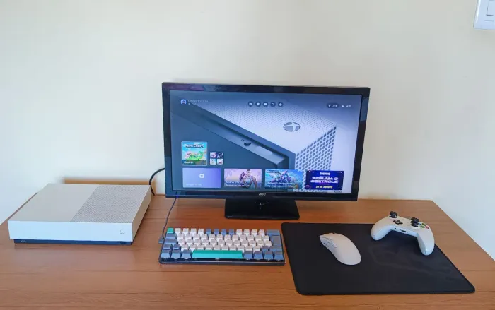 SETUP COMPLETO - XBOX ONE S 1TB + TV AOC + PERIFÉRICOS