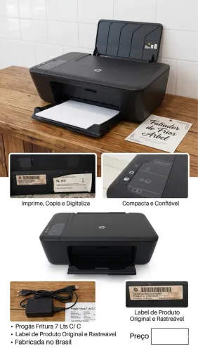 Impressora HP Deskjet 2050 Multifuncional (Imprime, Copia e Digitaliza)