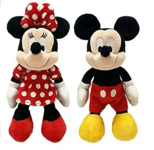 Pelúcias fun divirta-se Disney. ( Mickey, Minie e Pateta