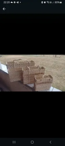 Bolsas palha