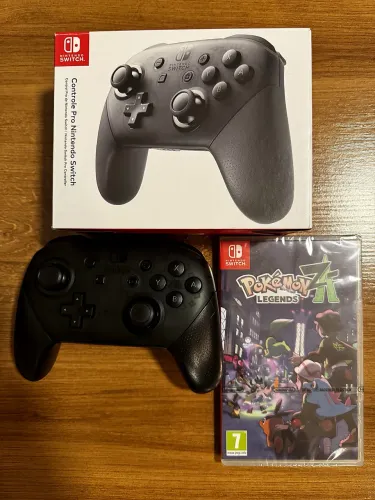 Combo Pokémon Legends: Z-A - Controle Nintendo Switch Pro Controller
