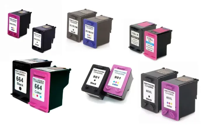 Cartuchos NOVOS HP 662XL 664XL 122XL 60XL 901XL