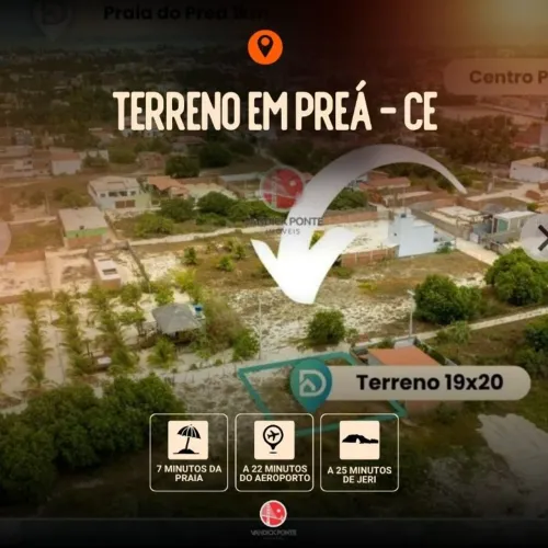 Terreno à Venda Próx ao Centro da Praia do Preá