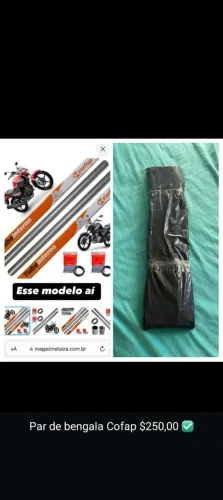 Par de bengala Cofap para moto Yamaha factor ED $250,00