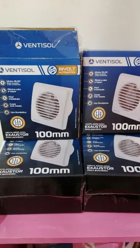 4 Exaustor bivolt 100mm Novo 