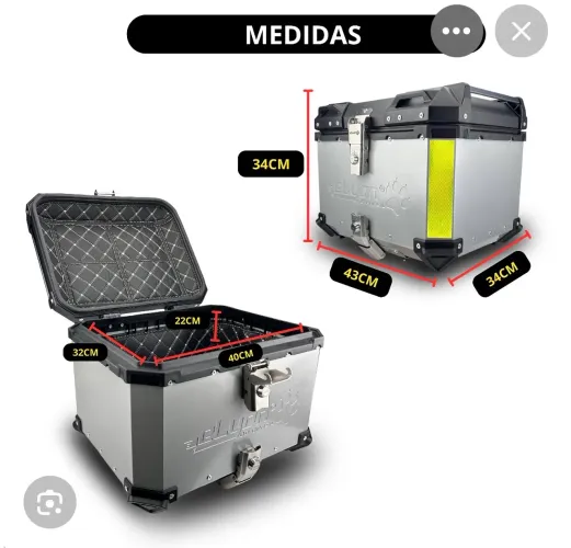 Baú para moto