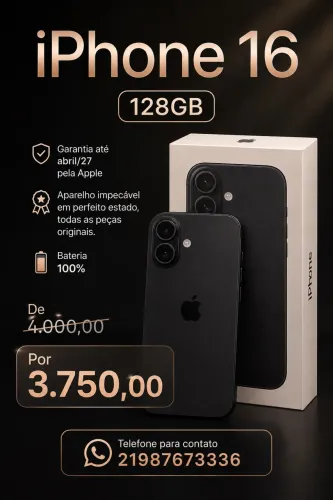 iPhone 16 - pra sair logo