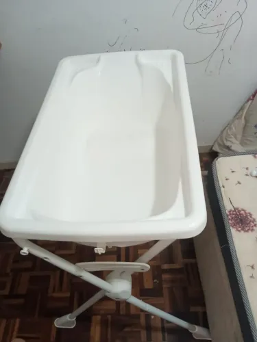 Kit banho bebê Burigotto com suporte e redutor