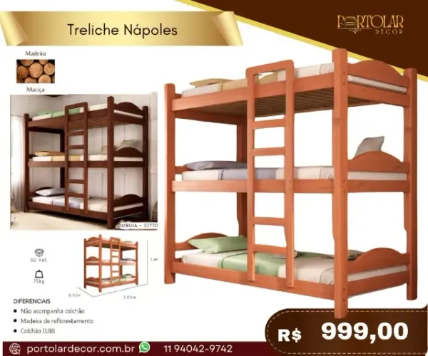 Treliche Nápoles, a pronta entrega