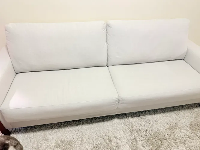 Sofa living no linho adquirido em 06/06/26 R$ 2.500
