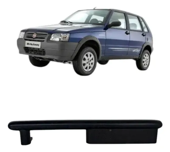 Puxador Apoio Braco Porta Esquerda Fiat Uno Fire 2007 20011 Preto