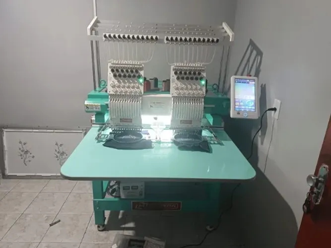Maquina de bordado 2 cabeça, 12 Agulhas makspecial 