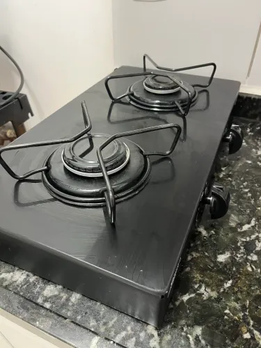 Fogão duas bocas prático 