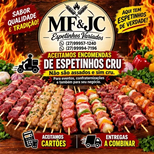 ESPETINHOS CRU