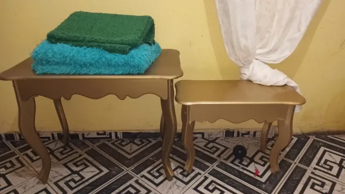 Mesinhas e tapetes festa