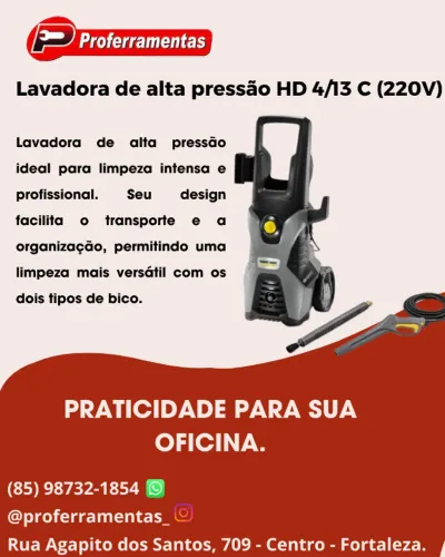 Lavadora de alta pressão HD 4/13 C (220V)