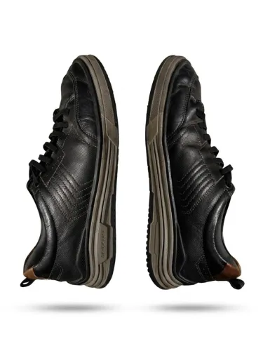 Tenis Democrata 100% Couro Sapatenis Versatil Casual Moderno