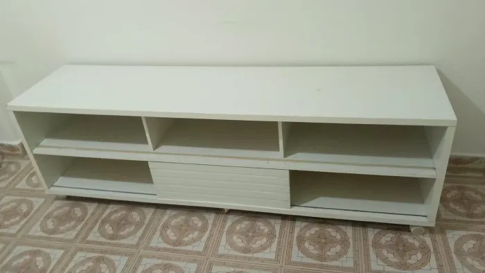 RACK SALA/QUARTO MADEIRA BRANCO 
