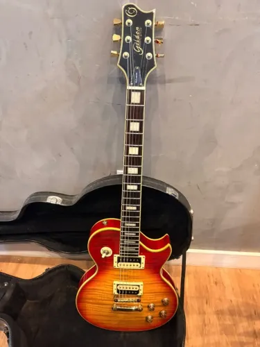 Guitarra Les Paul Golden com Upgrade Sensacional!