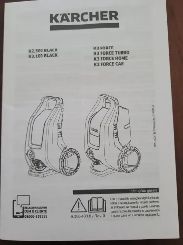 Lavadora Karcher K3 force car 220v.