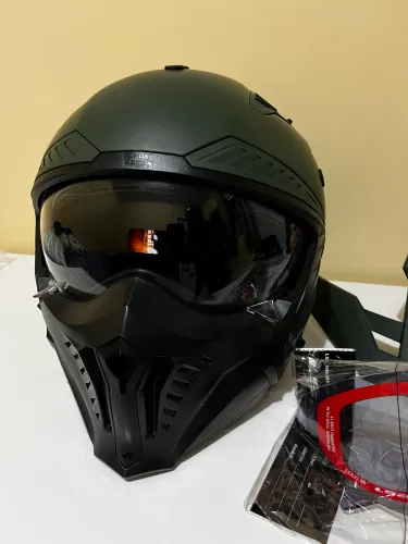 Capacete LS2 Drifter Verde Fosco - Estado de Novo