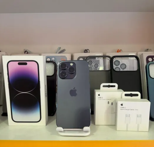 IPHONE 14 PRO VERSAO 128.GB. APARELHO TODO ORIGINAL NUNCA ABERTO E COM BATERIA 84% .