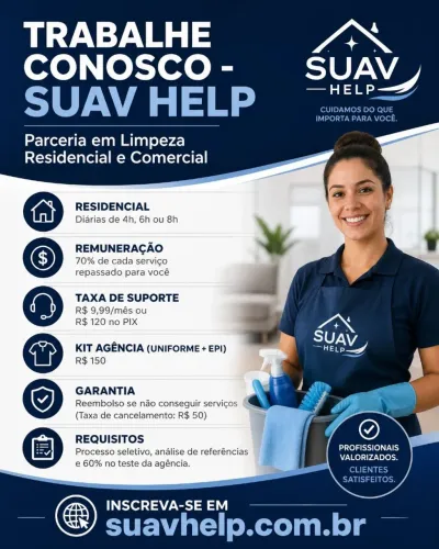 Estamos realizando seleção 