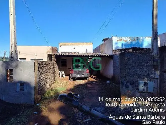 Casa com 1 dormitório à venda, 40 m² por R$ 83.135,75 - Centro - Águas de Santa Bárbara/SP