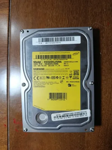 HD Samsung 320 gb - Modelo: HD322HJ/SRA